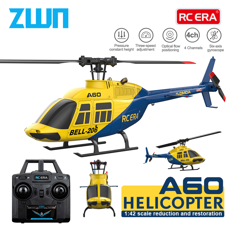 Rc Hobby Grade Helicopter - A60 RC Helikopter 2.4G 6 Eksenli