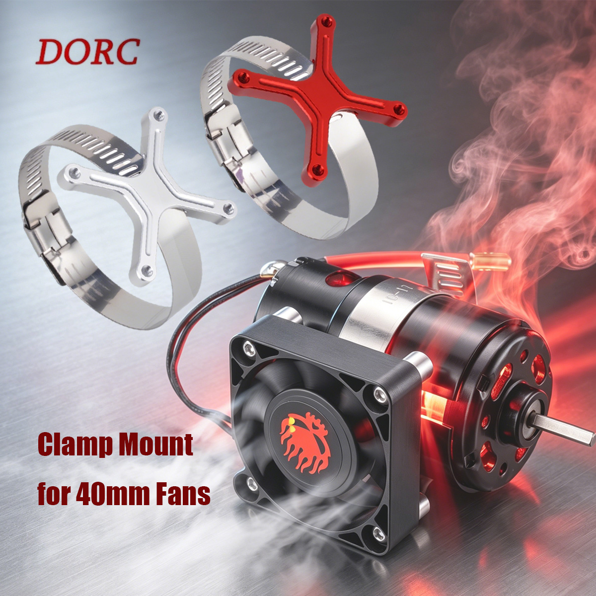 Rc Hobby Motors - Evrensel Ayarlanabilir Fan Montajı 30-49mm Geniş