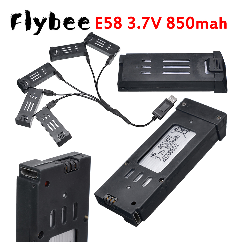 Rc Hobby Drone - 3.7V 850mAh RC Drone Pil için