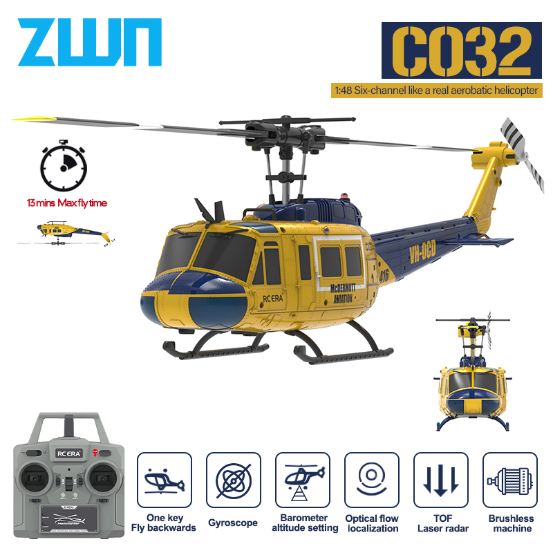 Rc Hobby Grade Helicopter - C032 RC Helikopter 2.4G 6-Aixs Jiroskop