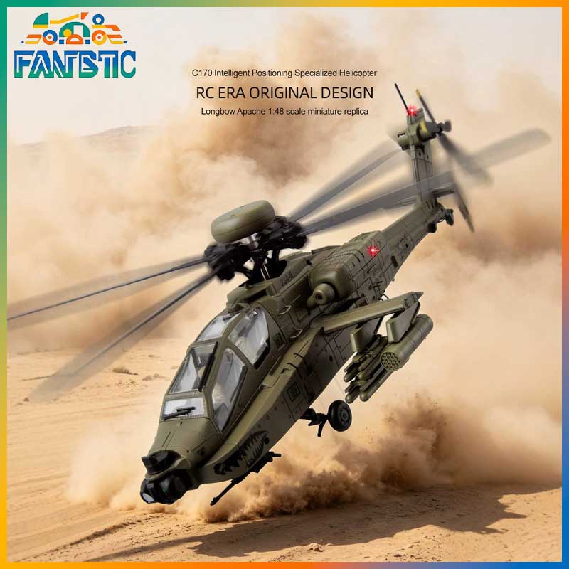 Rc Hobby Helicopter - Rc Era C170 Ah 64d Apache