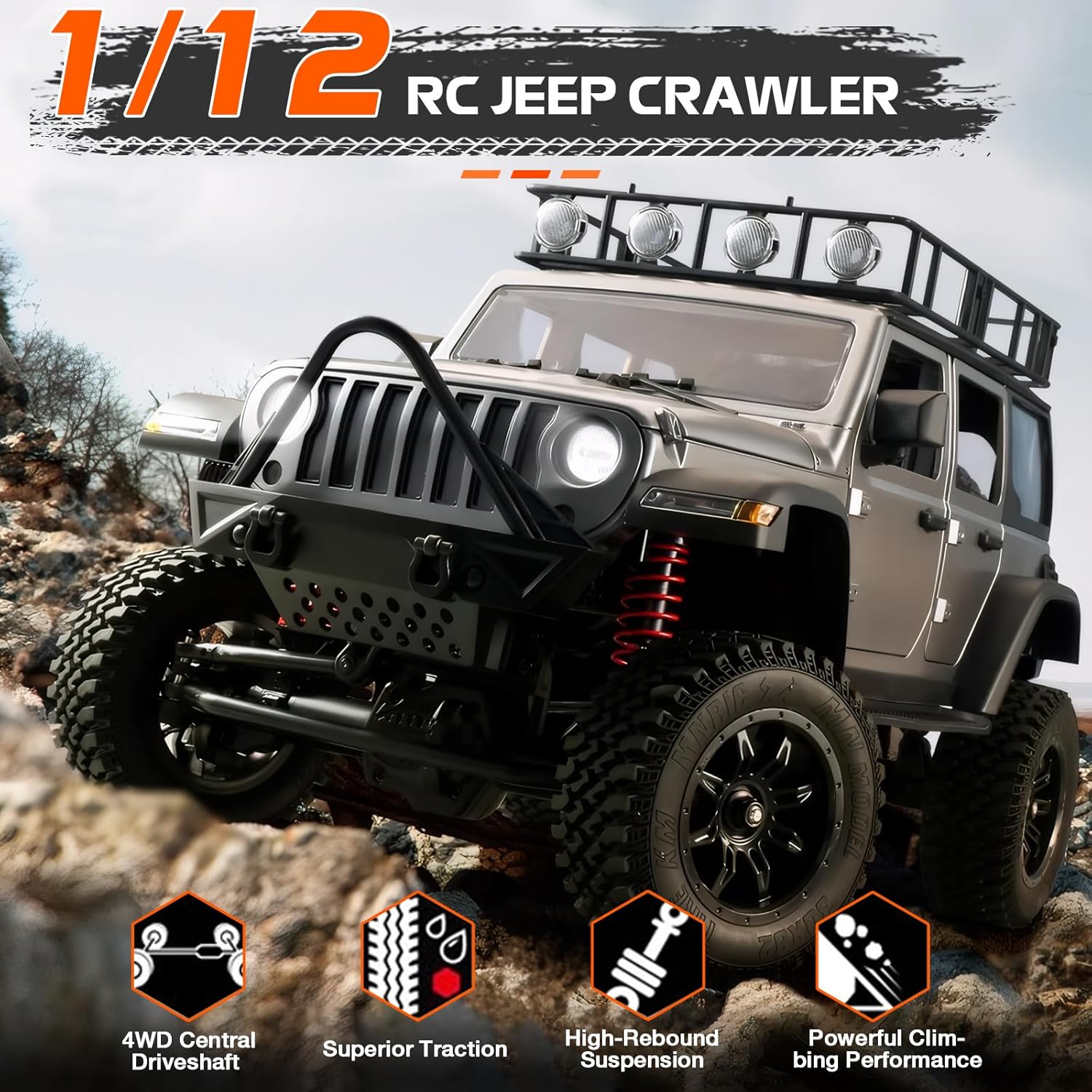 1/12 Ölçekli 4x4 4WD RC Kaya T - Rc Jeep Hobby incelemesi ve fiyatı