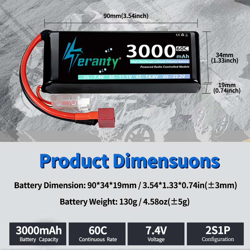 TERANTY 2S 3000mAh Lipo Pil 7. - Rc Hobby Drone incelemesi ve fiyatı