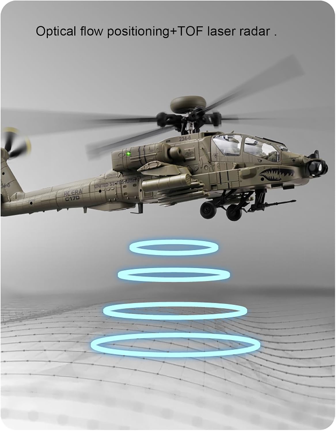 310MM 6CH C170 AH-64D Uzaktan  - Rc Hobby Grade Helicopter incelemesi ve fiyatı