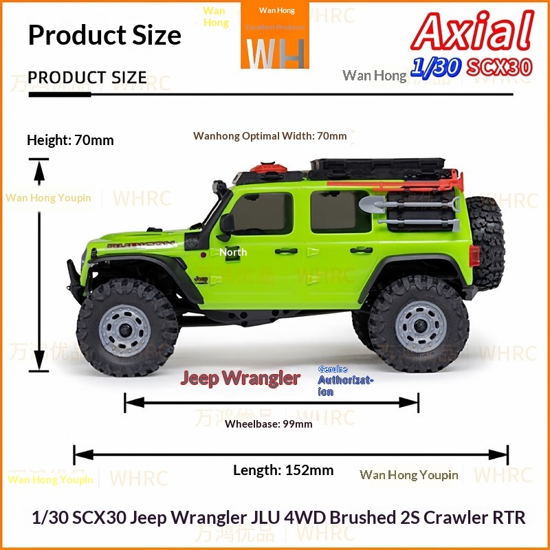 Eksenel 1/30 Ölçekli SCX30 Jee - Rc Jeep Hobby incelemesi ve fiyatı