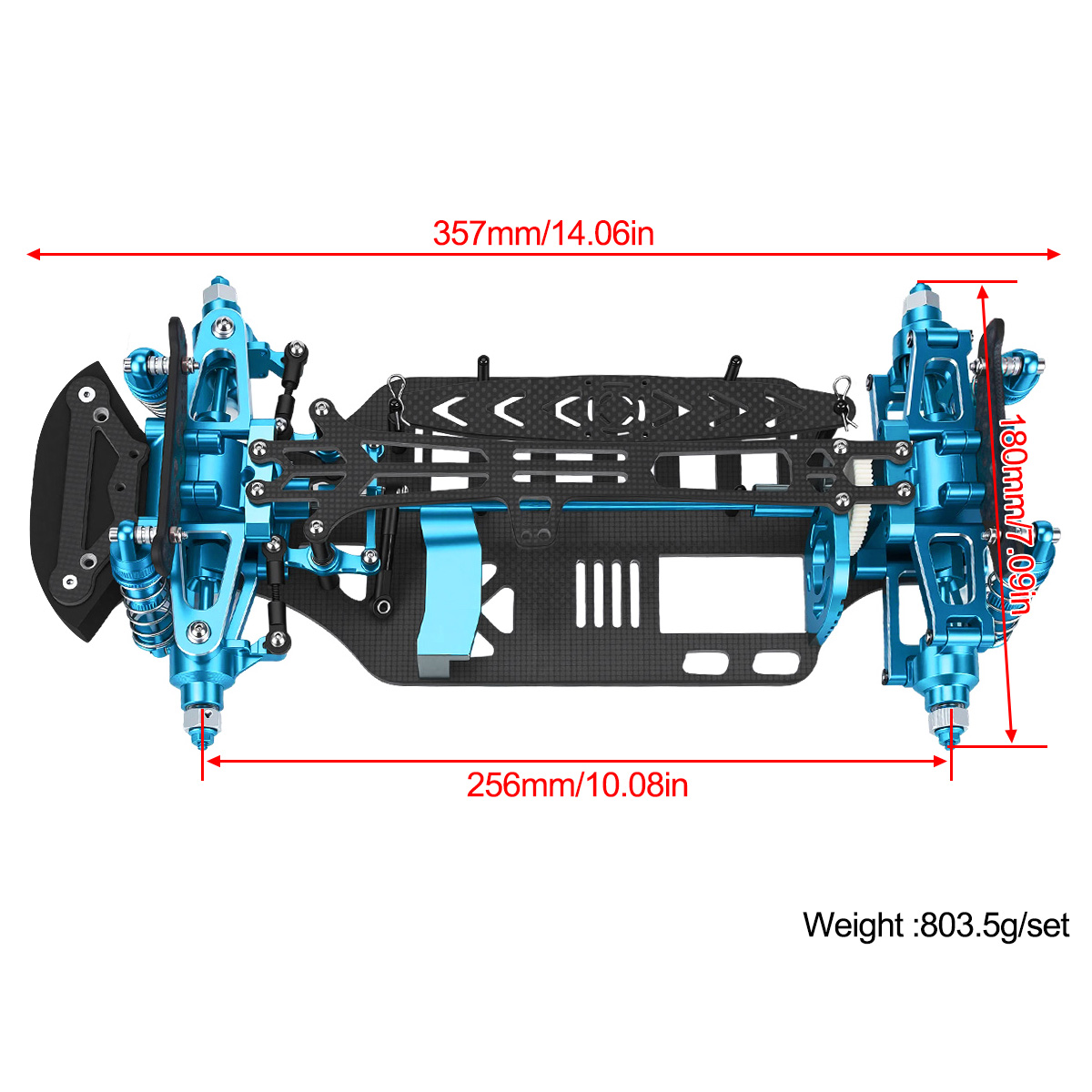 Alüminyum ve Karbon Fiber Şasi - Rc Hobby Kit incelemesi ve fiyatı