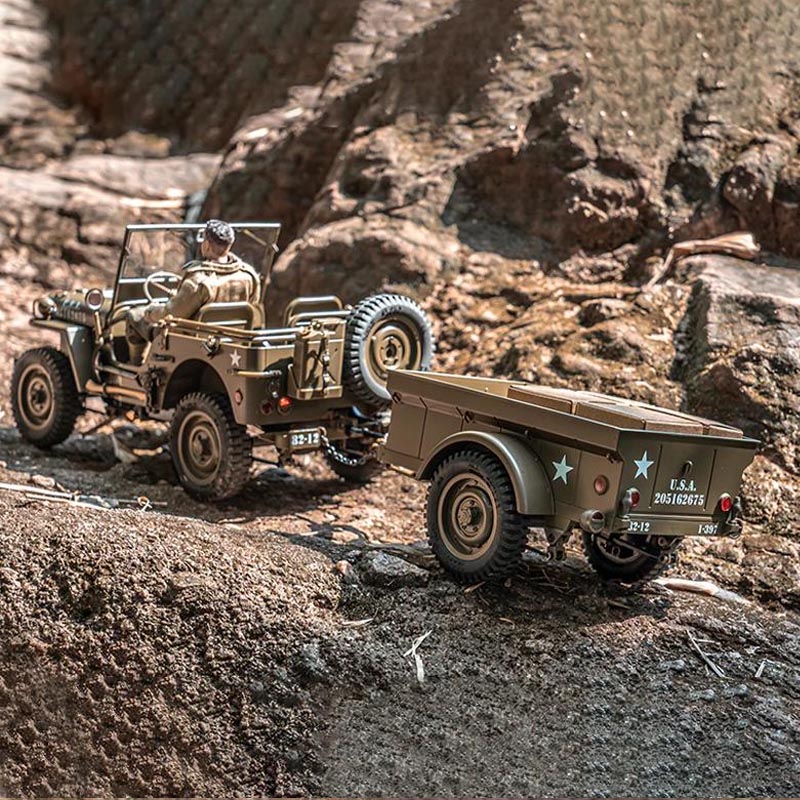 FMS 1/12 C1167 Kanvas Çatı Wil - Rc Jeep Hobby incelemesi ve fiyatı